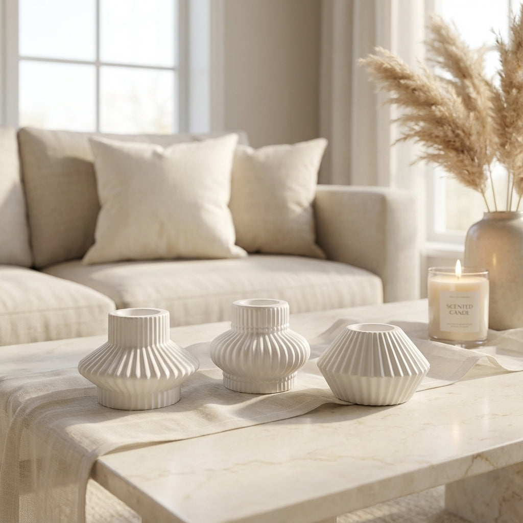 Hilja- pöytäkynttilänjalka setti