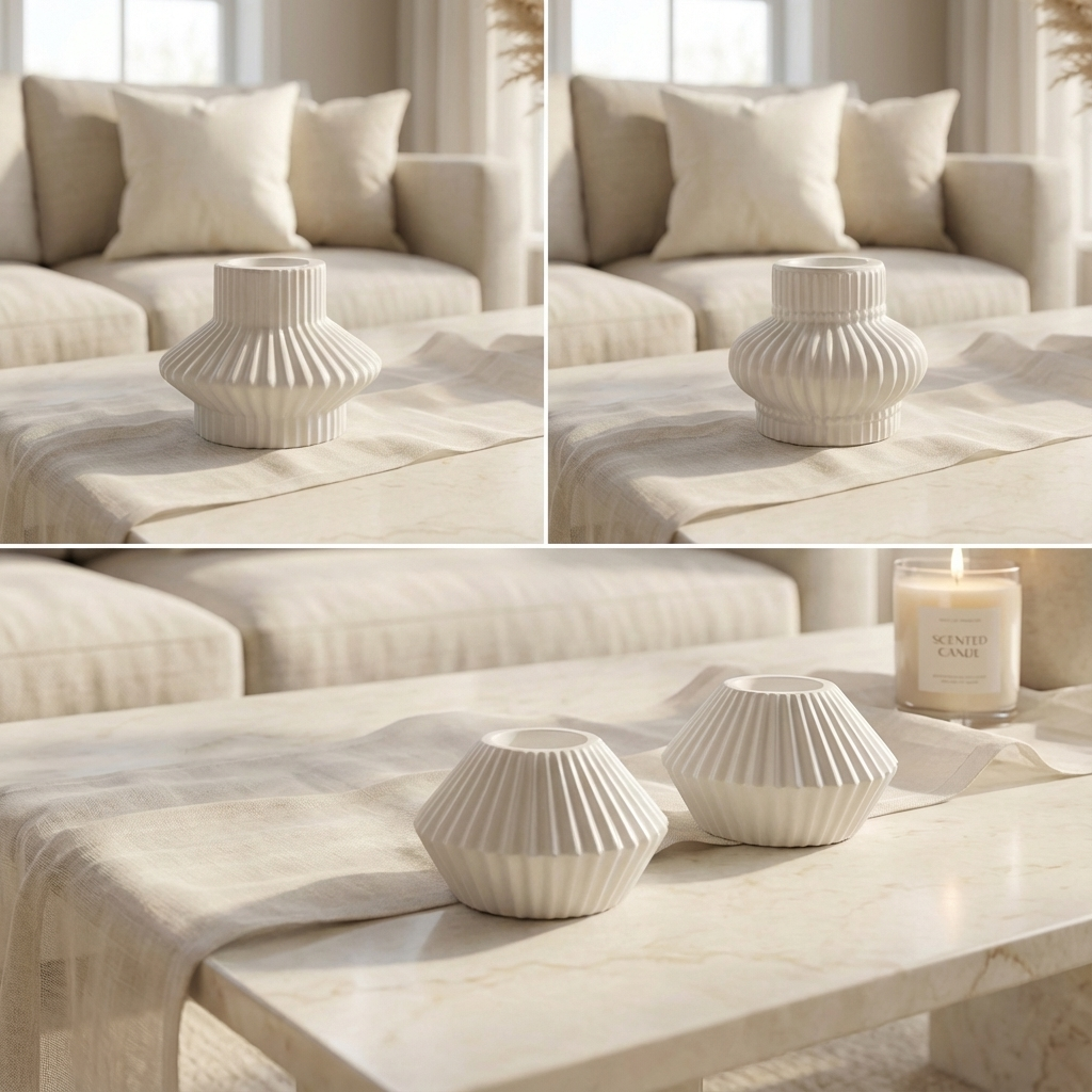 Hilja- pöytäkynttilänjalka setti