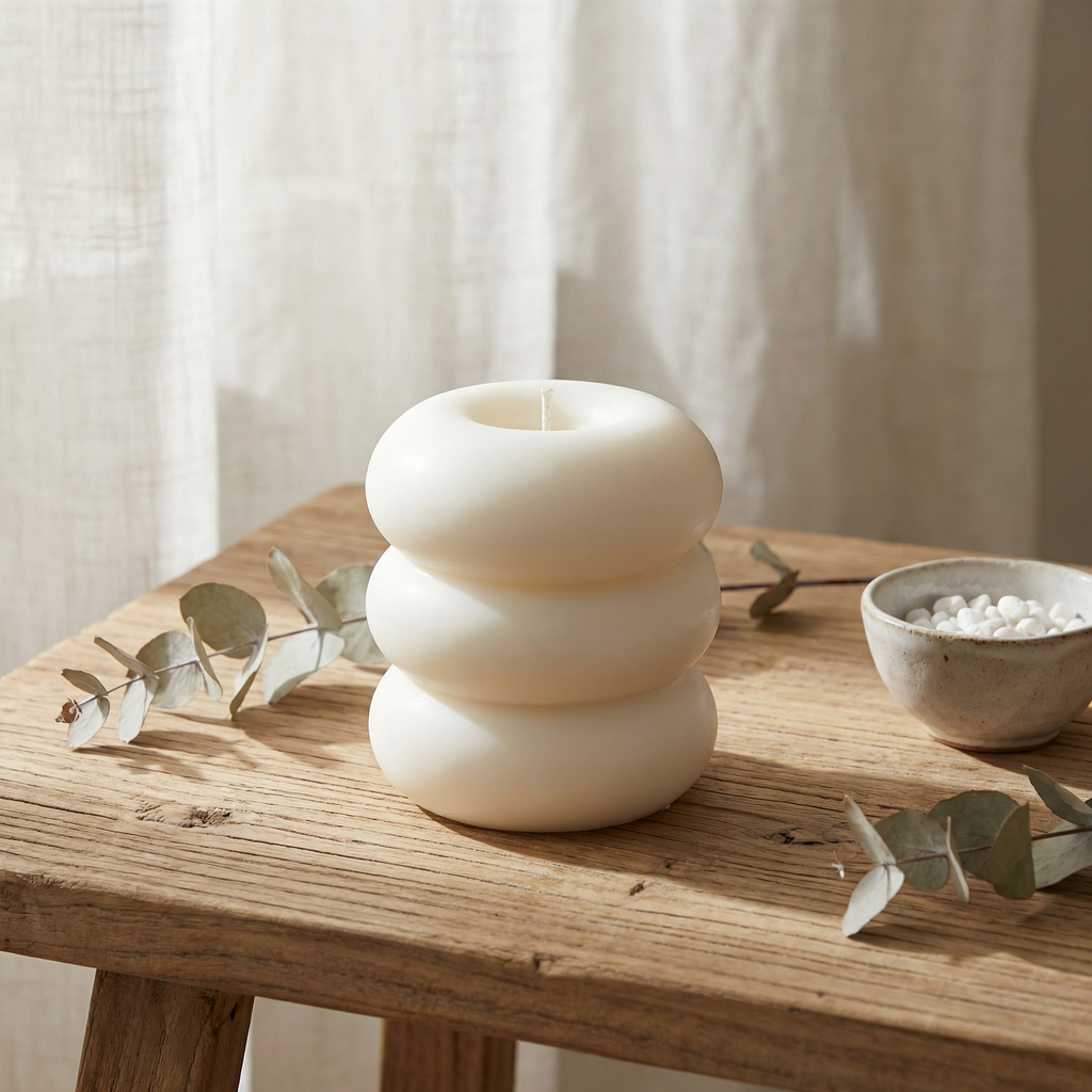 Hilja Pilvi. Ajaton tuoksuton kynttilä rauhallisiin hetkiin.